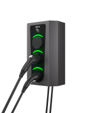 Зарядна станція Octa smart wall Type 2 7,4 кВт Socket + Type 1 7,4 кВт 5м + Type 2 22 кВт 5м